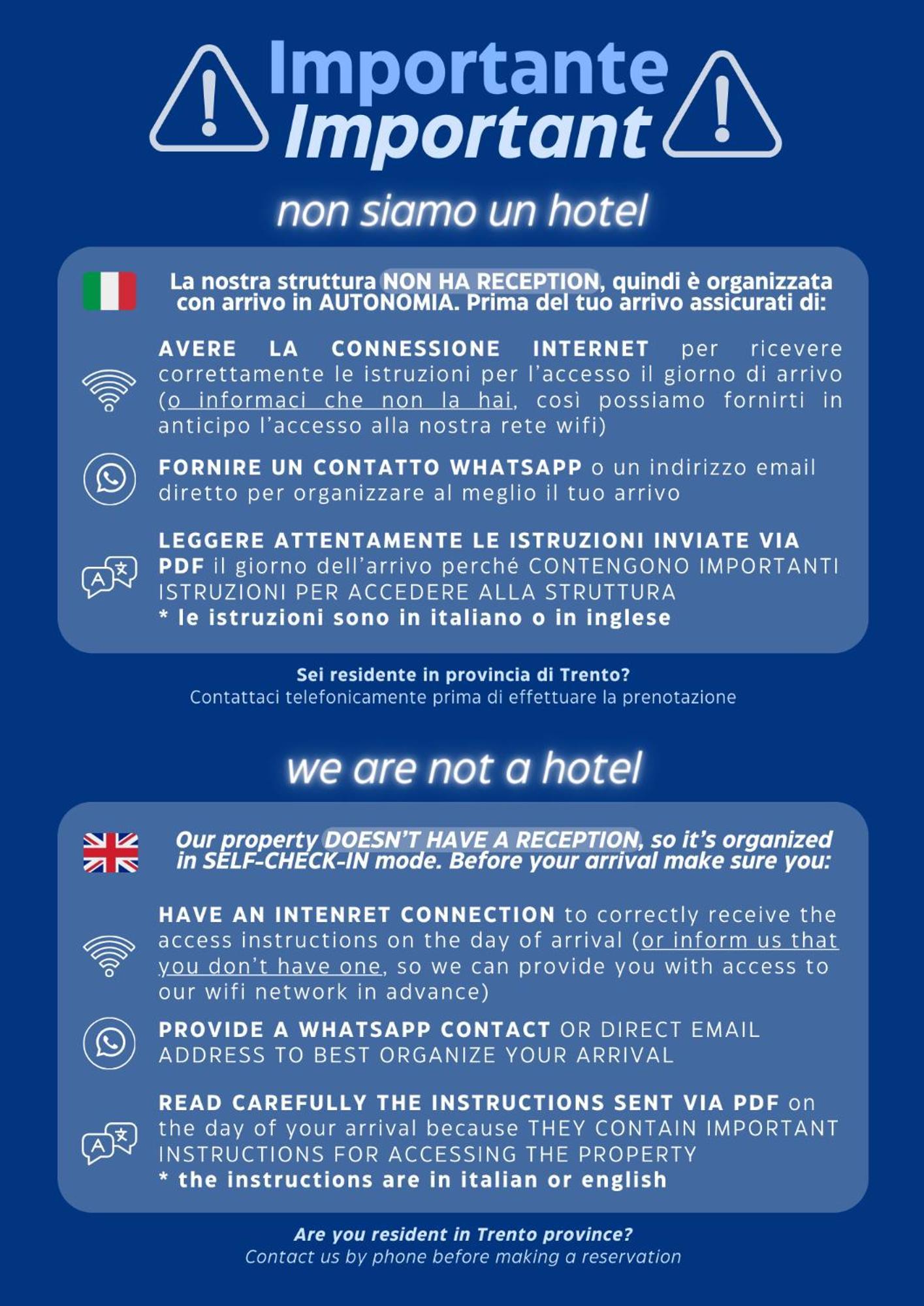 House Of Bruno - No Reception Hotel Trento Kültér fotó